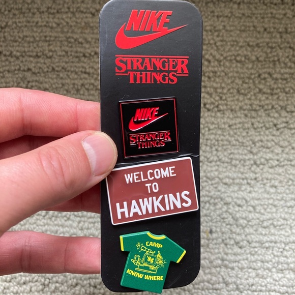 nike stranger things pins